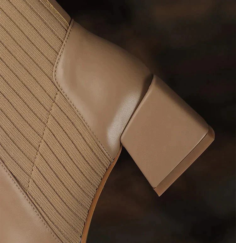 Dallas Bota Feminina Texana Western Cano Curto com Malha - Mais Conforto Mais Estilo