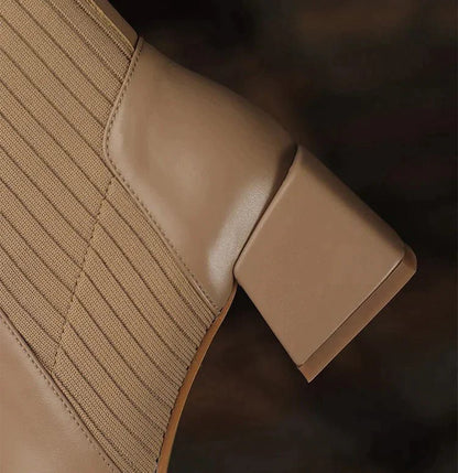 Dallas Bota Feminina Texana Western Cano Curto com Malha - Mais Conforto Mais Estilo