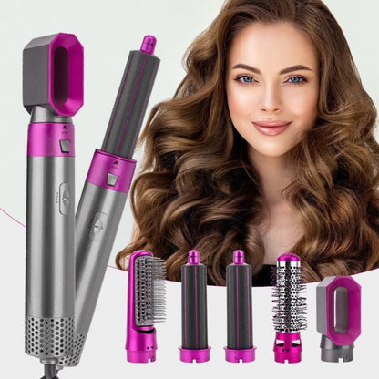 Escova Modeladora 5 em 1 – LumiHair Styler - Seu cabelo Liso ou Cacheado em Segundos
