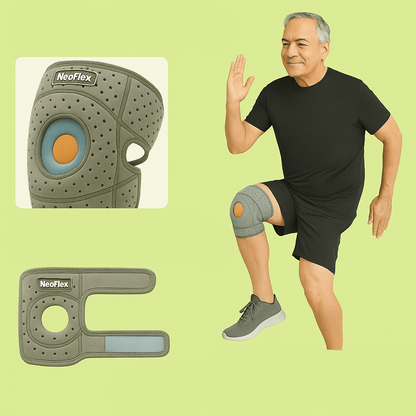 Joelheira Neoflex™ – Mais Segurança para Caminhar Sem Dor