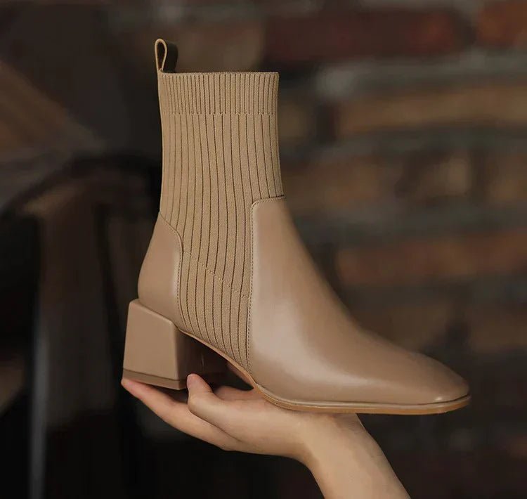 Dallas Bota Feminina Texana Western Cano Curto com Malha - Mais Conforto Mais Estilo