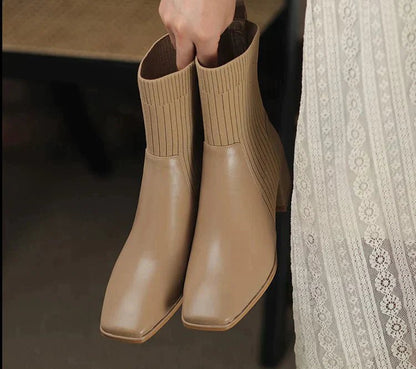 Dallas Bota Feminina Texana Western Cano Curto com Malha - Mais Conforto Mais Estilo