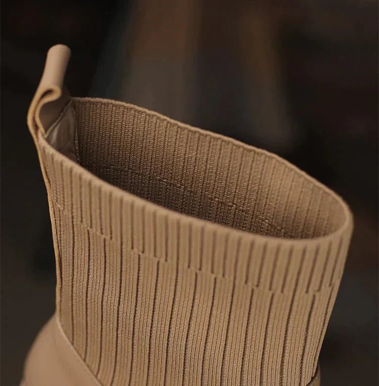 Dallas Bota Feminina Texana Western Cano Curto com Malha - Mais Conforto Mais Estilo