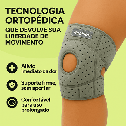 Joelheira Neoflex™ – Mais Segurança para Caminhar Sem Dor