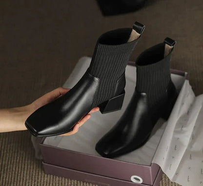 Dallas Bota Feminina Texana Western Cano Curto com Malha - Mais Conforto Mais Estilo